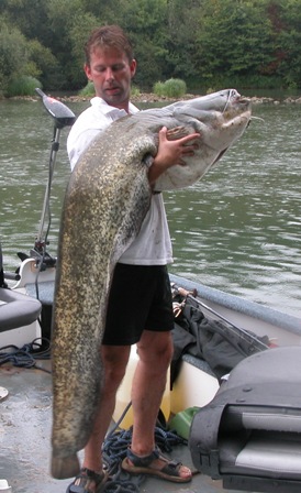 gevangen op een onderwaterdobber met rig