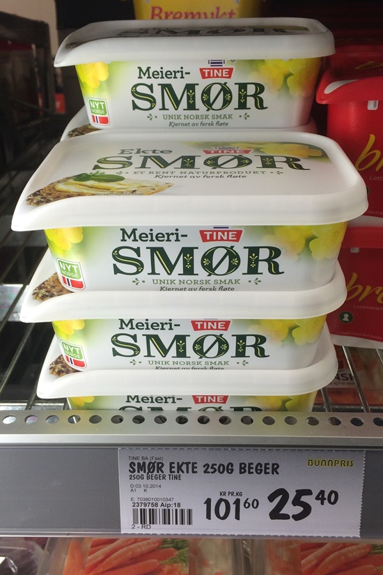 Pakje margarine: 3 euro