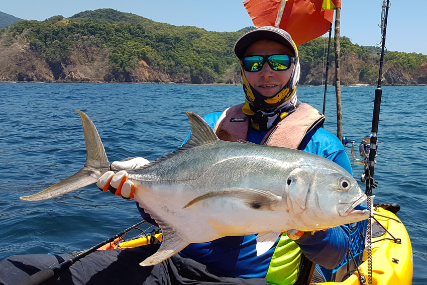 Jack Crevalle Panama kayak fishing