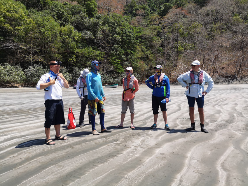 fishing group Panama kayak adventure