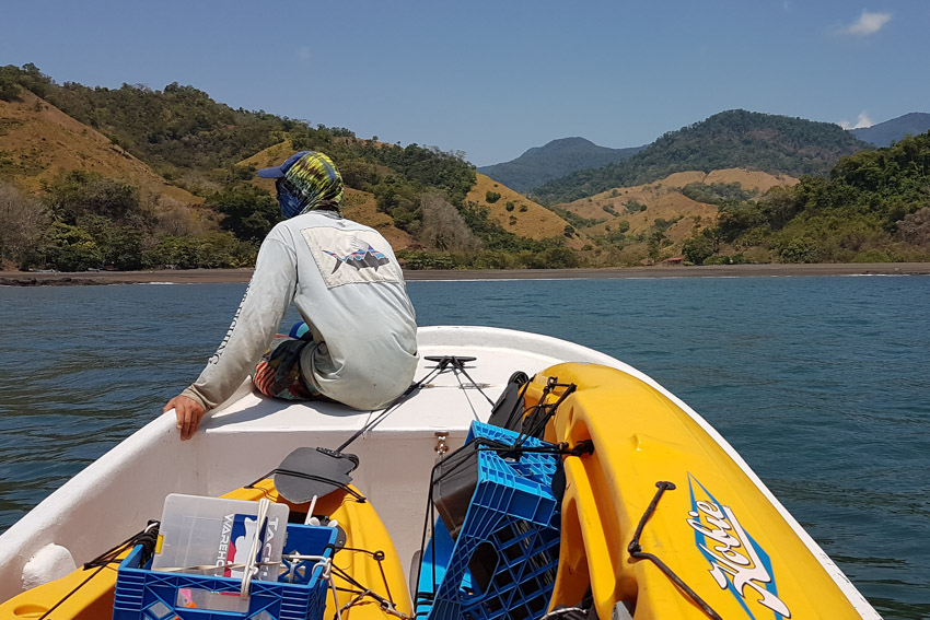 Sam Wadman Panama kayak fishing